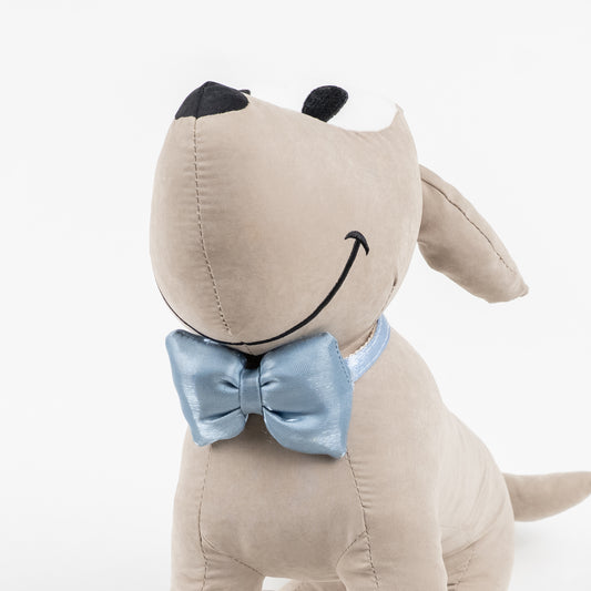 Collare Regolabile con Papillon per Cani e Gatti - Celeste