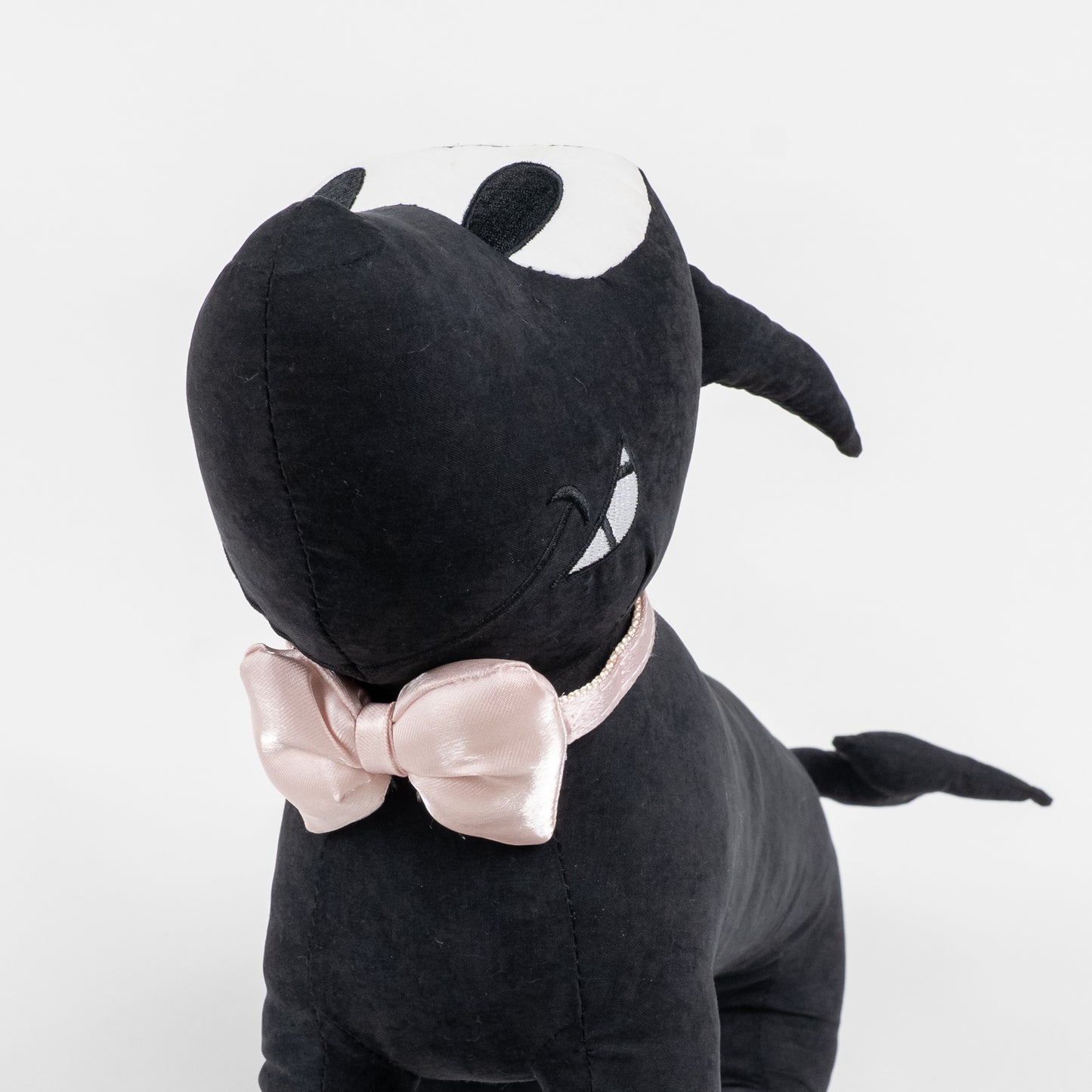 Collare Regolabile con Papillon per Cani e Gatti - Rosa