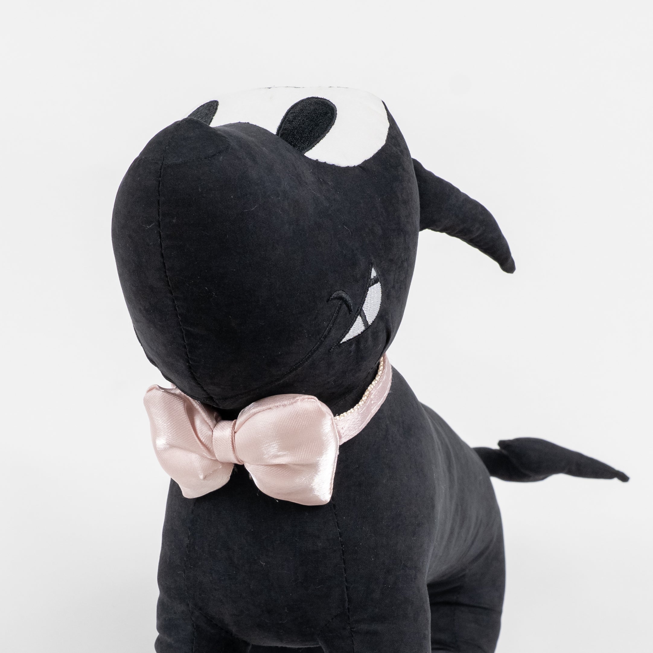 Collare Regolabile con Papillon per Cani e Gatti - Rosa