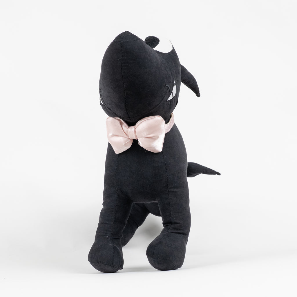 Collare Regolabile con Papillon per Cani e Gatti - Rosa