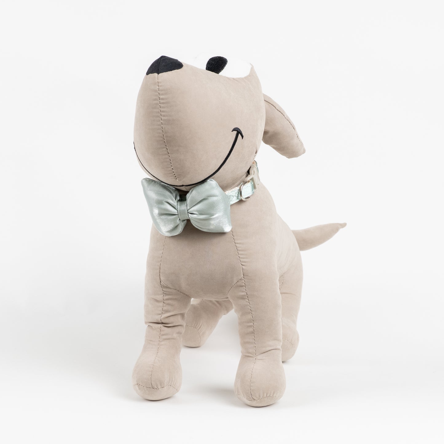 Collare Regolabile con Papillon per Cani e Gatti - Verde Acqua