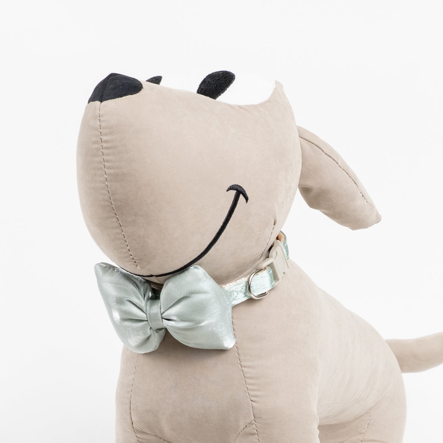 Collare Regolabile con Papillon per Cani e Gatti - Verde Acqua