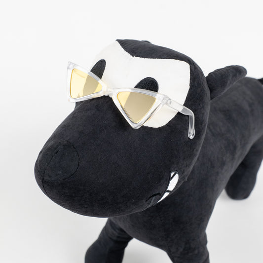 Occhiali da Sole per Cani e Gatti Triangolati - Giallo