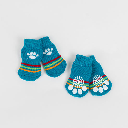 Calzini Antiscivolo per Cani e Gatti - Zampetta Ottanio