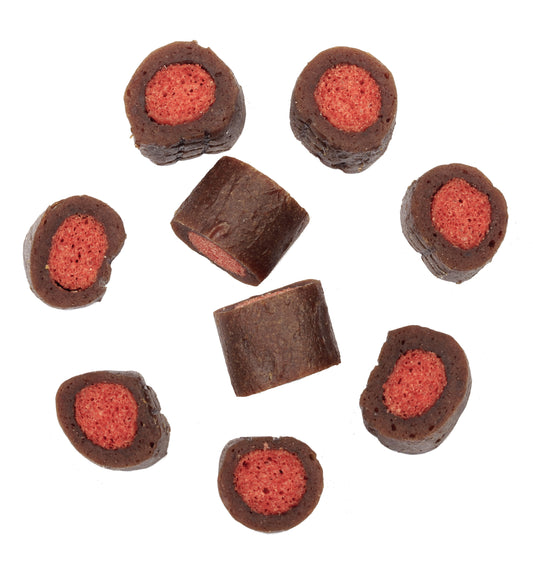 Involtini d'anatra per Cani