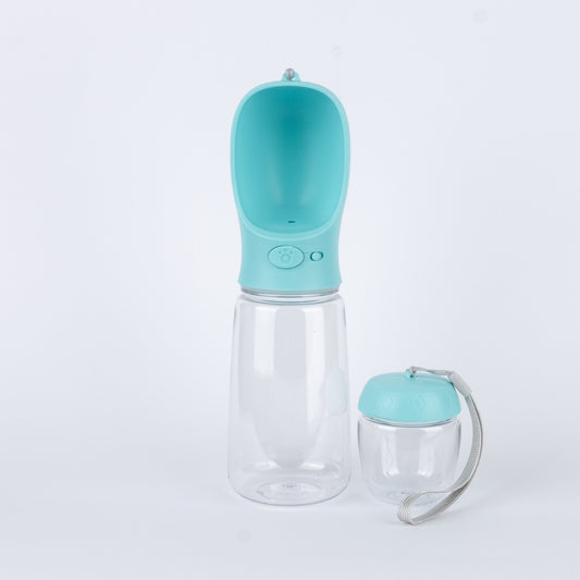 Borraccia Portatile per Cani 500ml - Azzurro