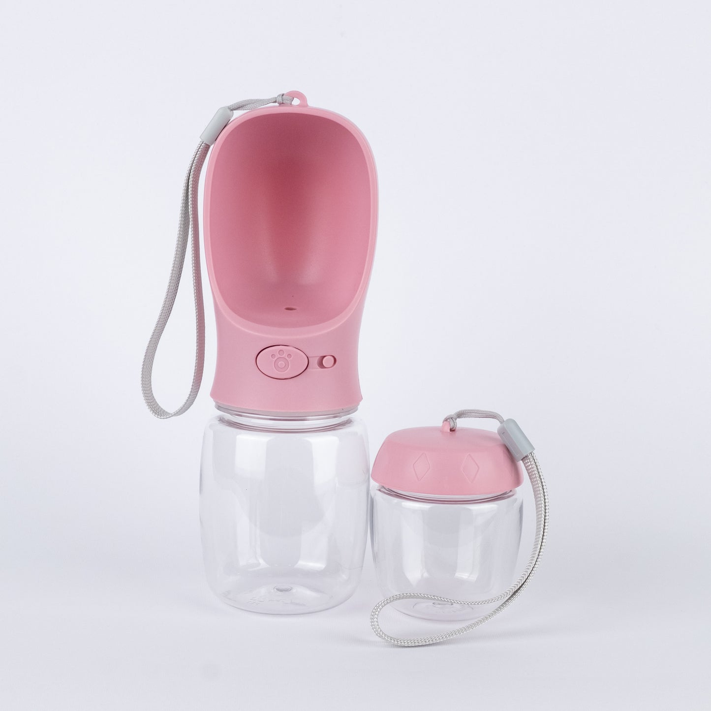 Borraccia Portatile per Cani 350 ml - Rosa