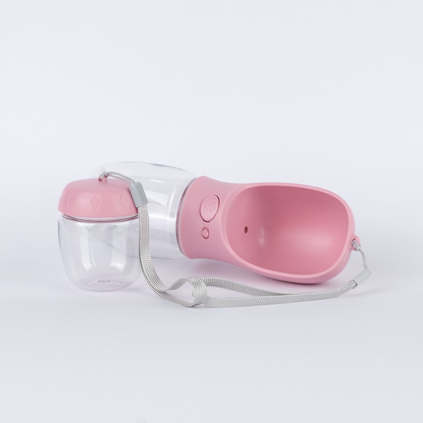 Borraccia Portatile per Cani 350 ml - Rosa