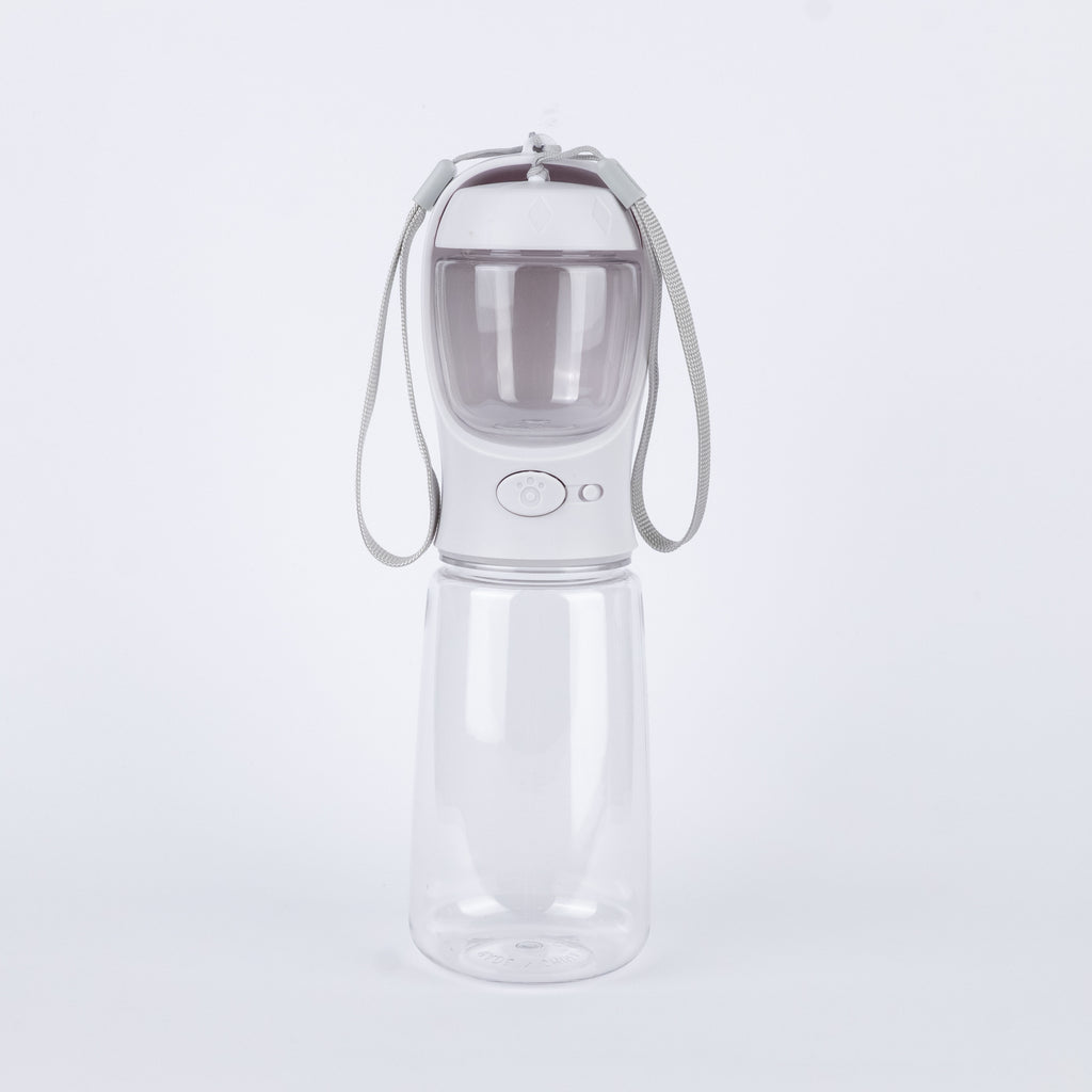 Distributore Borraccia Portatile per Cani 500ml - Bianco