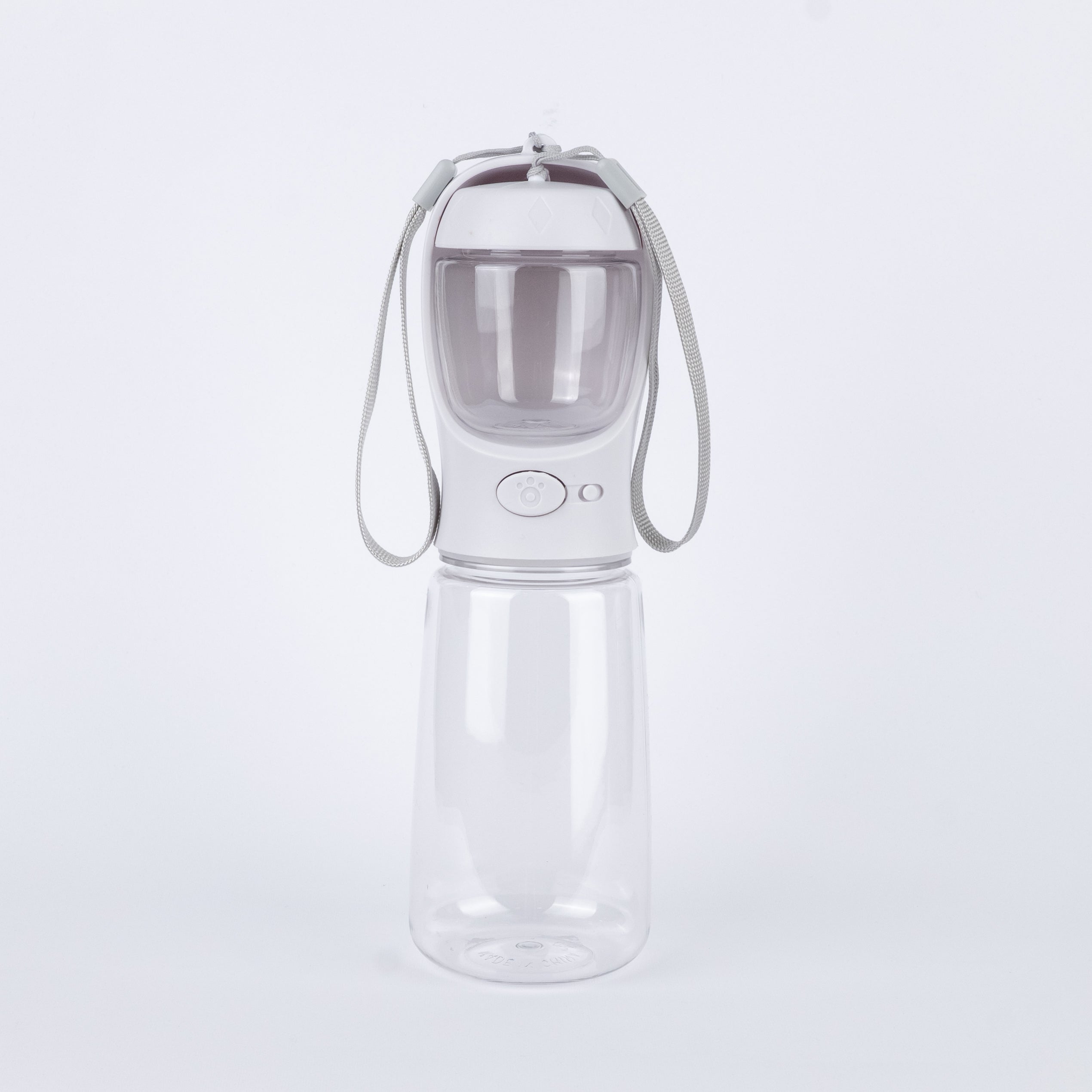 Distributore Borraccia Portatile per Cani 500ml - Bianco