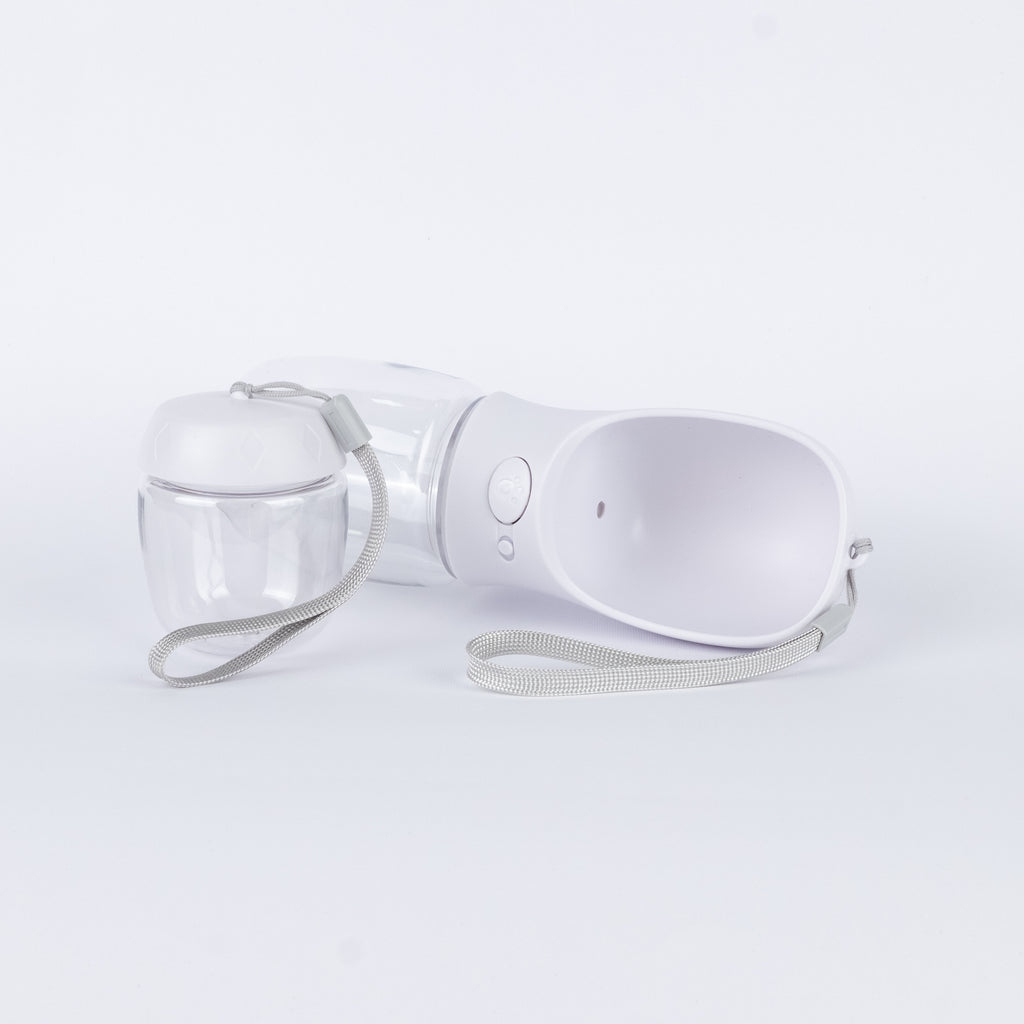 Distributore Borraccia Portatile per Cani 350 ml - Bianco