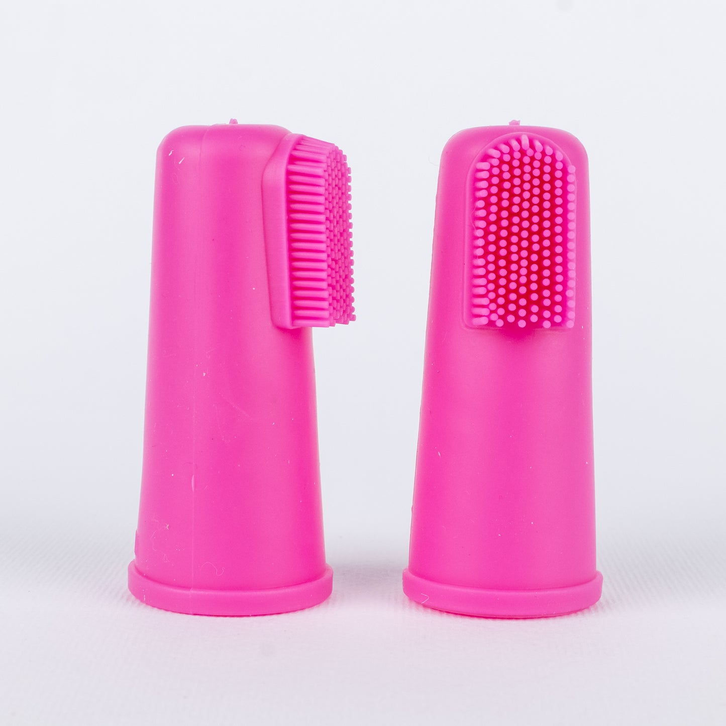 Spazzolino da dito in silicone per cani - Rosa