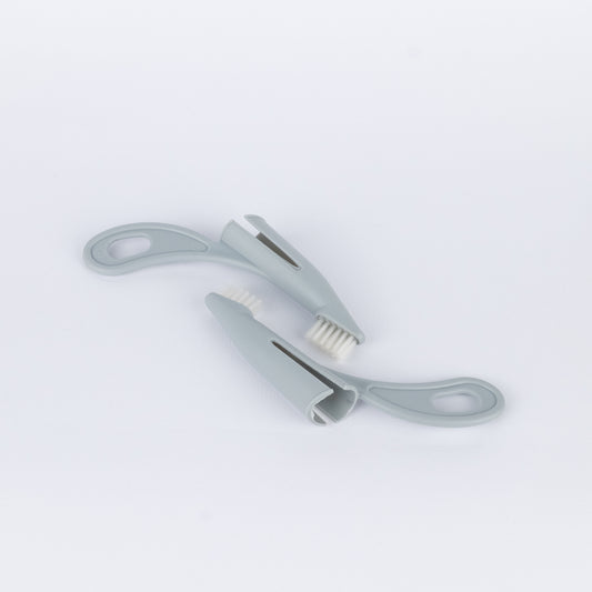 Spazzolino domestico per l’igiene orale di cani e gatti - Grigio