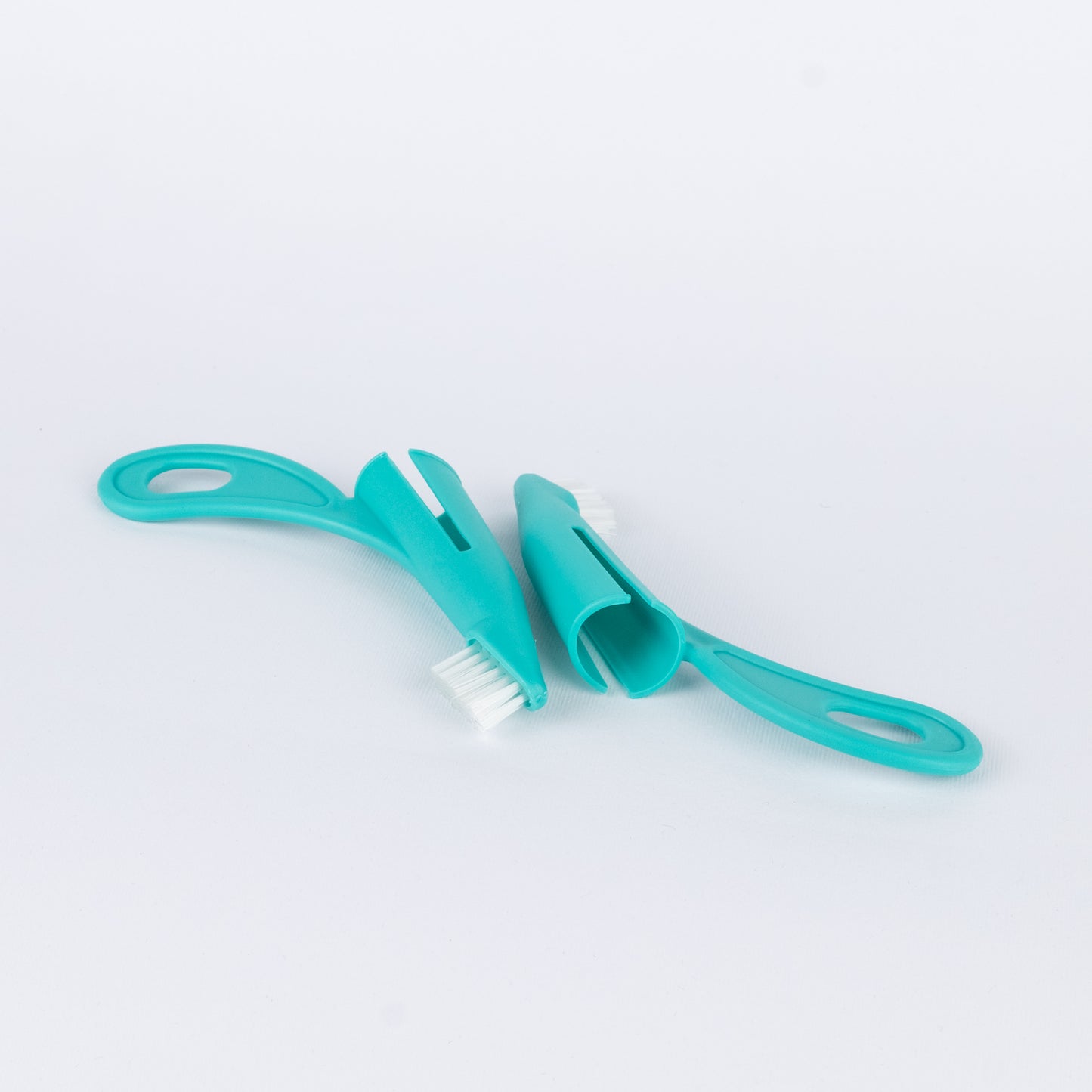 Spazzolino domestico per l’igiene orale di cani e gatti - Verde Acqua