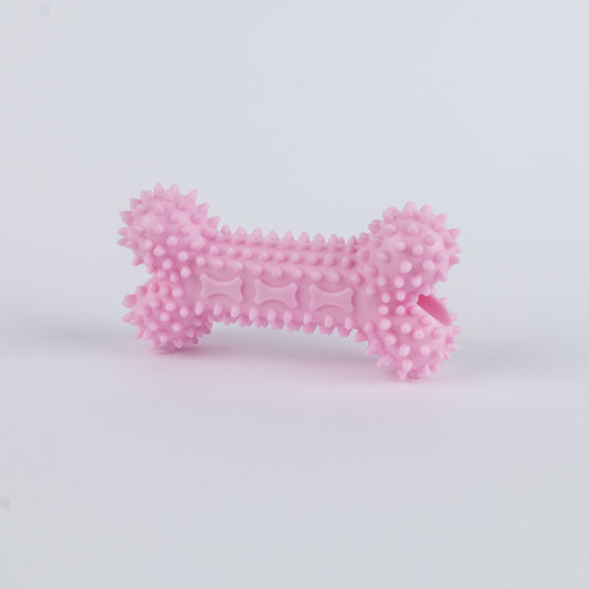 Osso Giocattolo in Gomma - Rosa