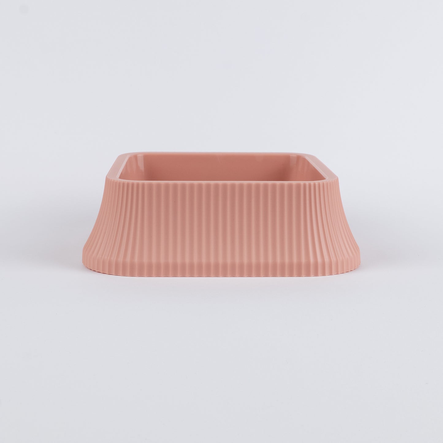 Ciotola Quadrata ideale per Cibo e Acqua - Rosa