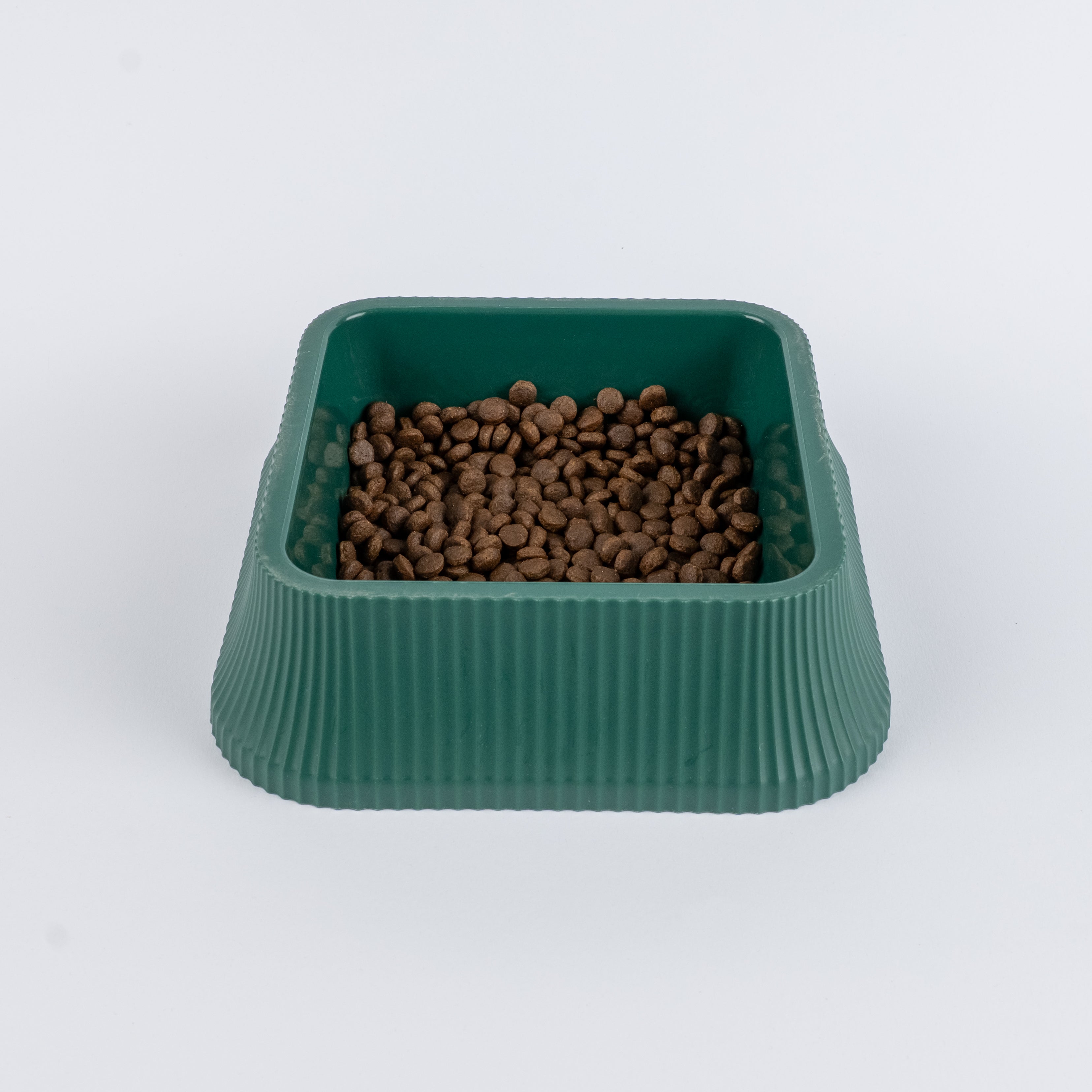 Ciotola Quadrata ideale per Cibo e Acqua - Verde
