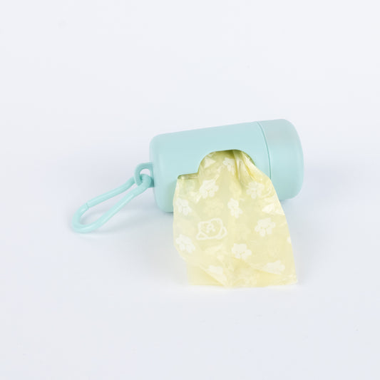 Dispenser di sacchetti igienici - Verde Acqua
