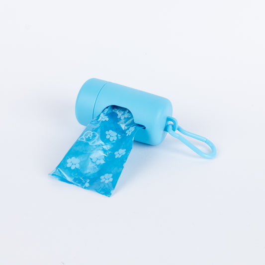 Dispenser di sacchetti igienici - Azzurro