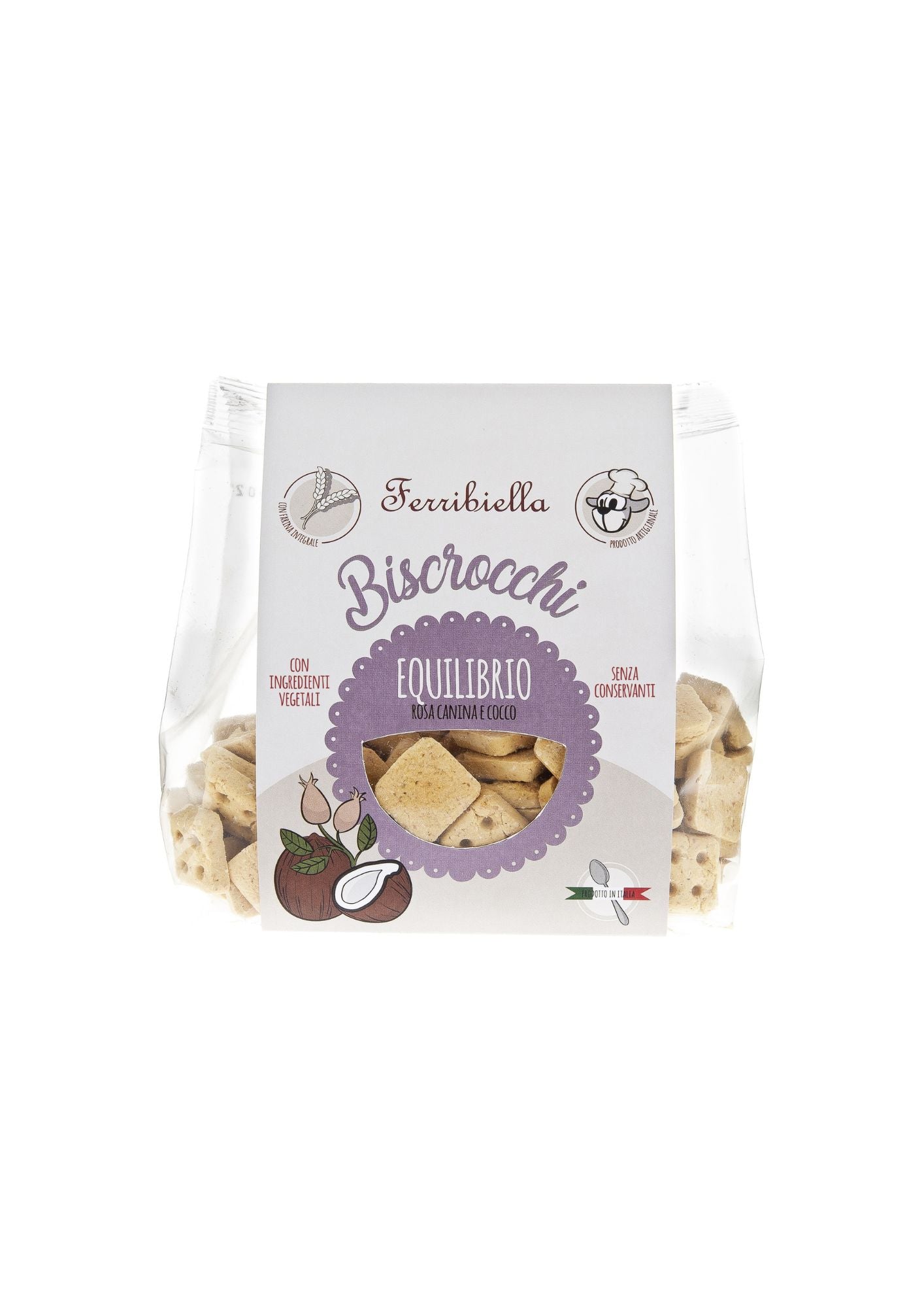 "Biscrocchi" Naturali per Cani con Rosa Canina e Cocco