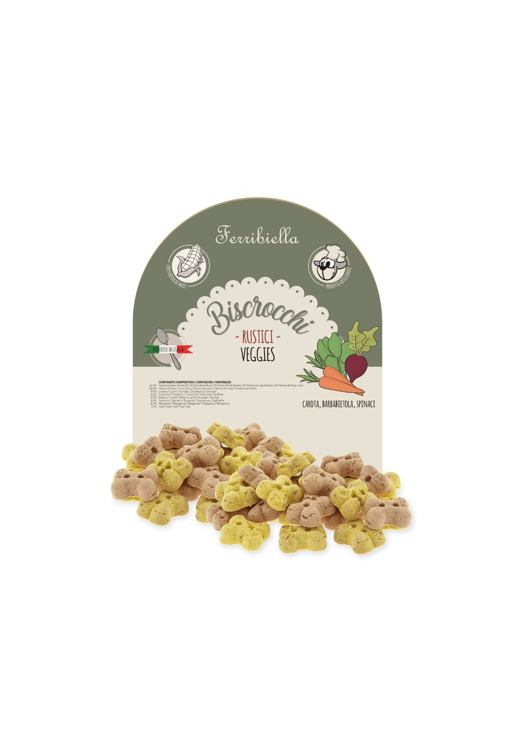 "Biscrocchi" Naturali alle Verdure per Cani