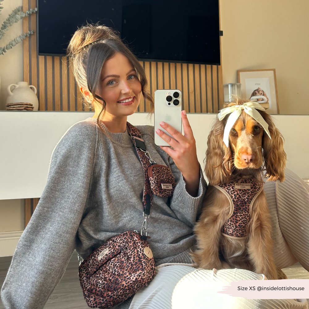 Pettorina regolabile - cucciolo di leopardo trapuntato