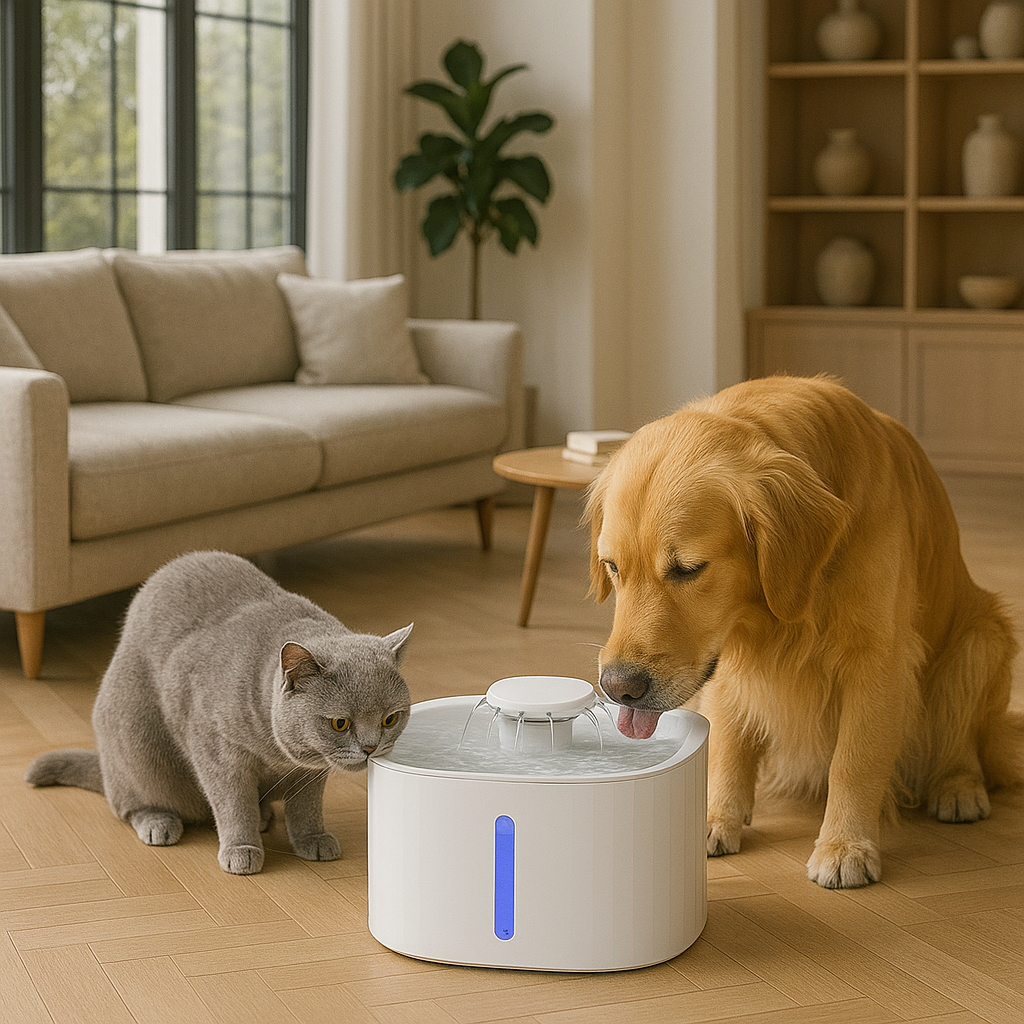 Fontanella Automatica per Animali Domestici - Bianco
